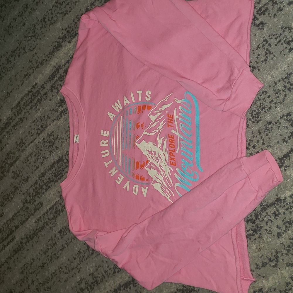 Cropped sweatshirt NWOT